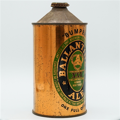 Ballantines ALE Bumper Quart Cone Top HANDY WAYS TO ORDER 202-4