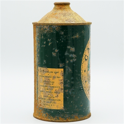 Carlings Ale  Quart Cone Top SCARCE 205-7