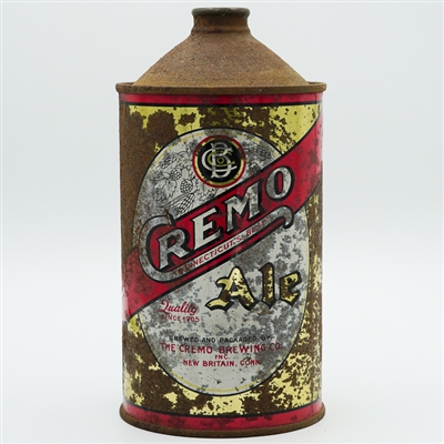 Cremo Ale Quart Cone Top RARE 205-17