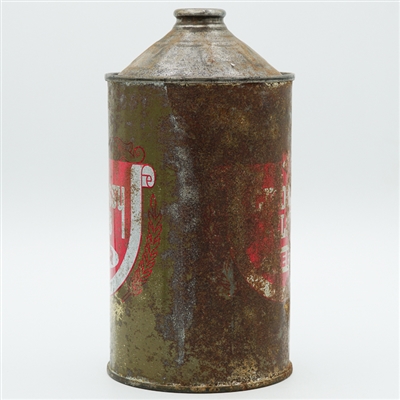Embassy Club Beer Quart Cone Top DNCMT BOTTOM SCARCE 207-17