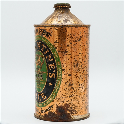 Ballantines ALE Bumper Quart Cone Top AMERICAN CAN PRODUCT LIST 202-6