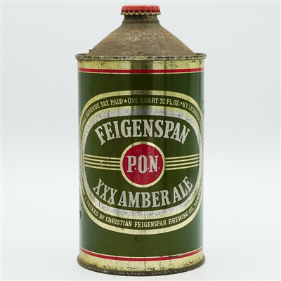 Feigenspan PON XXX Amber Ale  Quart Cone Top 209-10