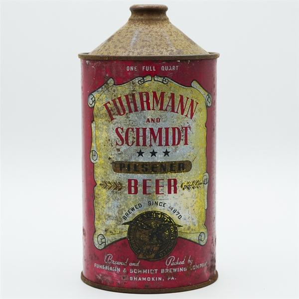 Fuhrmann Schmidt Beer Quart Cone Top 209-4