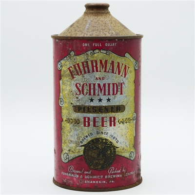 Fuhrmann Schmidt Beer Quart Cone Top 209-4