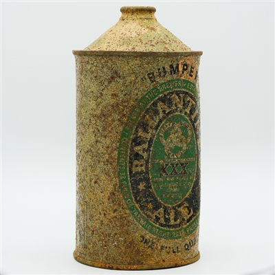 Ballantines ALE Bumper Quart Cone Top WORLDS FAIR 202-7