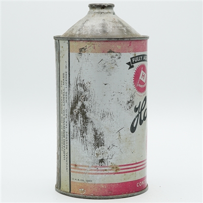 Harvard Ale Quart Cone Top BATTLESHIP GRAY RARE 211-18