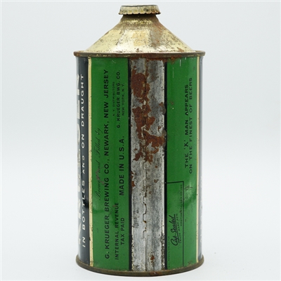 Krueger Cream Ale Quart Cone Top NICE 213-11