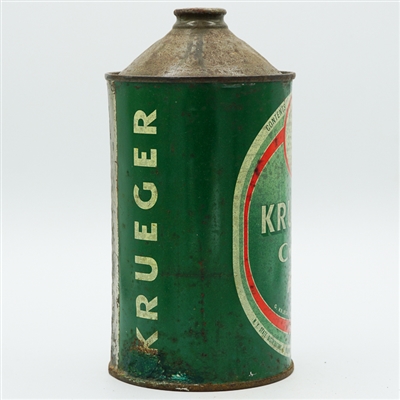 Krueger Cream Ale Quart Cone Top GLASS AND CAN 213-13