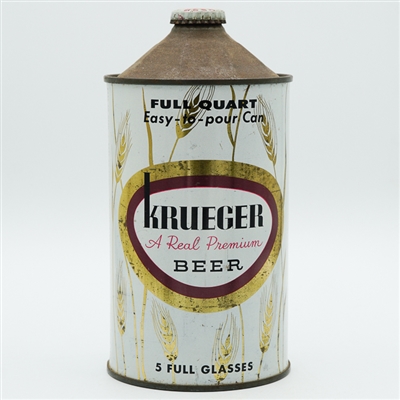 Krueger Beer Quart Cone Top 214-2