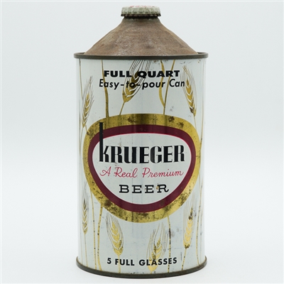 Krueger Beer Quart Cone Top 214-2