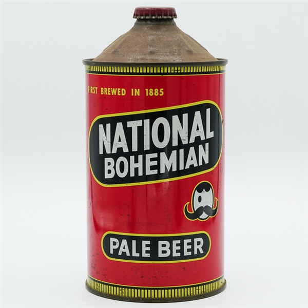 National Bohemian Pale Beer Quart Cone Top IRTP NICE 215-4