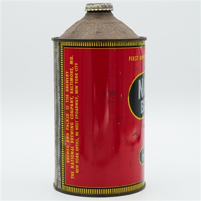 National Bohemian Pale Beer Quart Cone Top NON IRTP 215-6