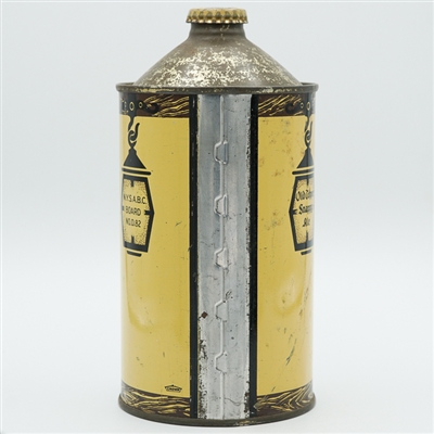 Old Topper Snappy Ale Quart Cone Top NICE 216-10