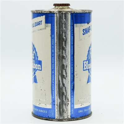 Pabst Blue Ribbon Snap Cap Quart NEWARK 217-11