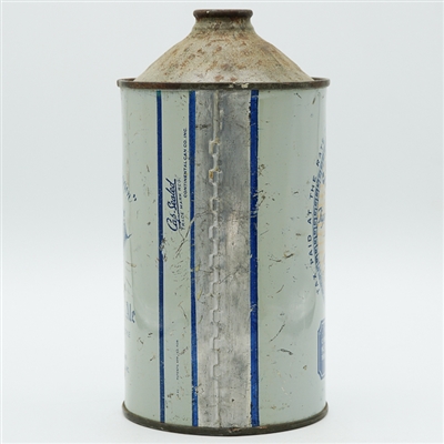 Schmidts Tiger Ale Quart Cone Top DULL GRAY 218-17