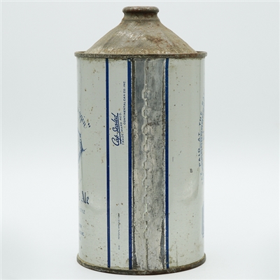 Schmidts Tiger Ale Quart Cone Top 5 TEXT LINES 218-18