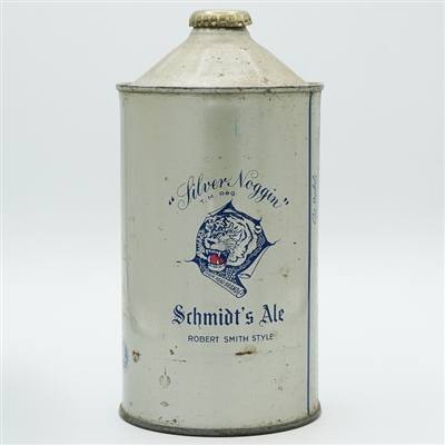 Schmidts Tiger Ale Quart Cone Top 4 TEXT LINES 219-1