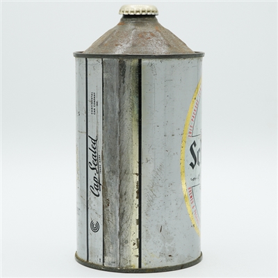 Schmidts Light Beer Quart Cone Top QUART IN OVAL 219-7