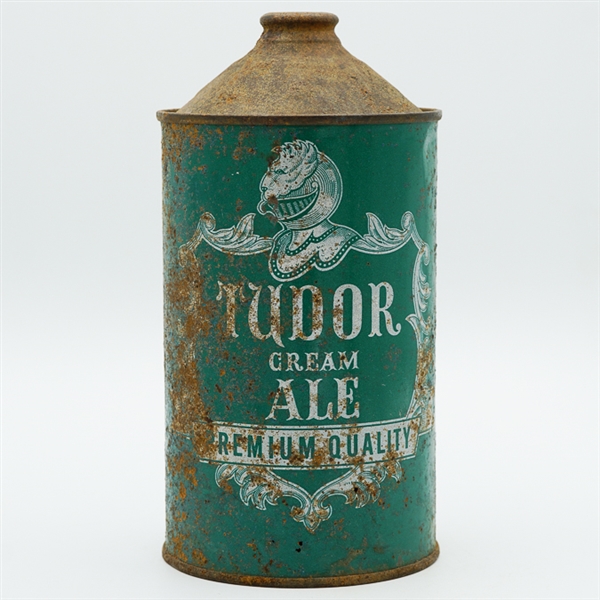 Tudor Cream Ale Quart Cone Top RARE 220-4