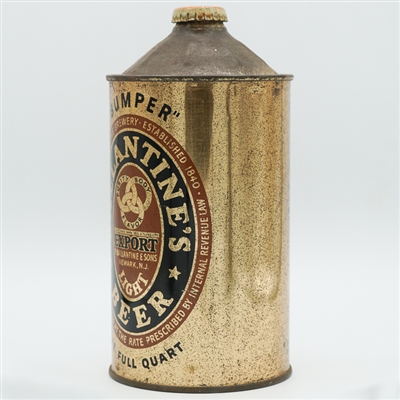 Ballantines Light Export BEER Bumper Quart Cone Top XXX PORTER VERSION 202-10
