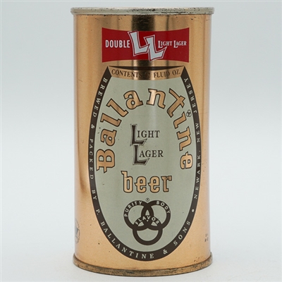 Ballantine Light Lager Beer Flat Top 34-2