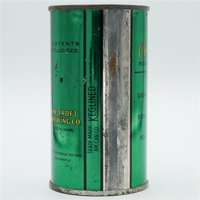 Croft Cream Ale Flat Top THREE PRODUCTS 52-24