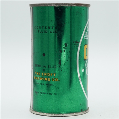 Croft Cream Ale Flat Top SILVER OVAL 52-28
