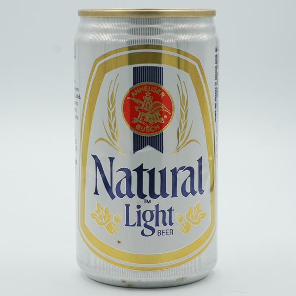 Natural Light Beer Test Can DARKER BLUE 
