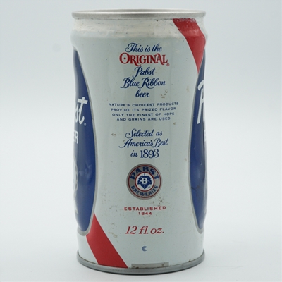 Pabst Blue Ribbon Beer Test Pull Tab CONTOURED BODY 
