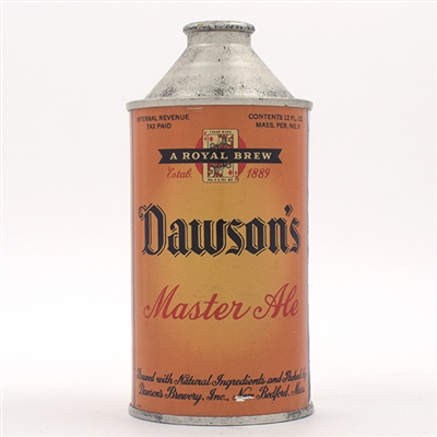 Dawsons Master Ale Cone Top 158-29