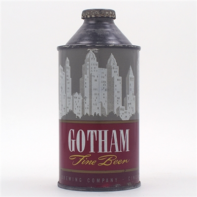 Gotham Beer Cone Top ENAMEL GOLD UNLISTED