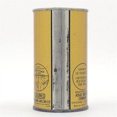 Atlas Prager Beer Instructional Flat Top ENAMEL 32-19