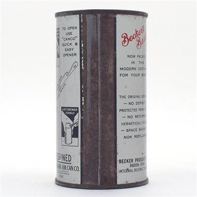 Beckers Beer Instructional Flat Top 35-25