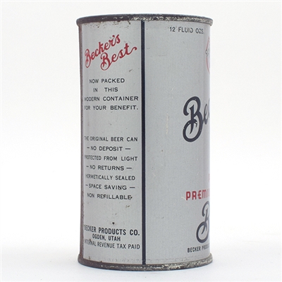 Beckers Beer Instructional Flat Top 35-25