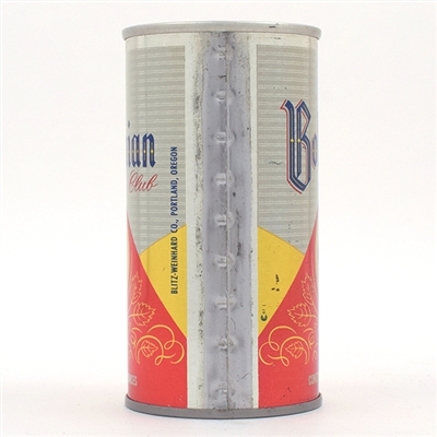 Bohemian Club Beer 11 oz Early Ring Pull Tab BLITZ 44-19