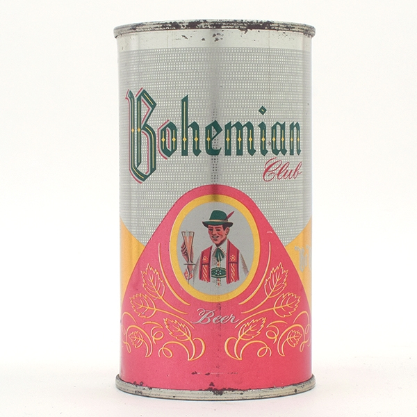 Bohemian Club Beer Flat Top SPOKANE ACCo UNLISTED GREEN TEXT