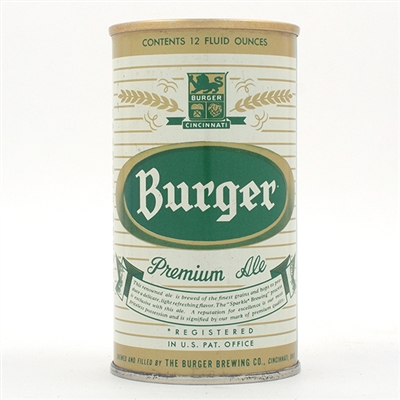 Burger Ale Pull Tab RARE 50-22