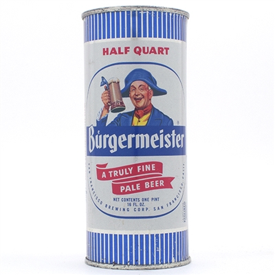 Burgermeister Beer 16 oz Flat Top 227-2
