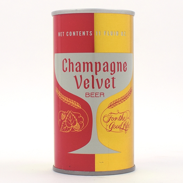 Champagne Velvet Beer 11 oz Pull Tab METALLIC 54-30 TOUGH