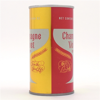Champagne Velvet Beer 11 oz Pull Tab METALLIC 54-30 TOUGH