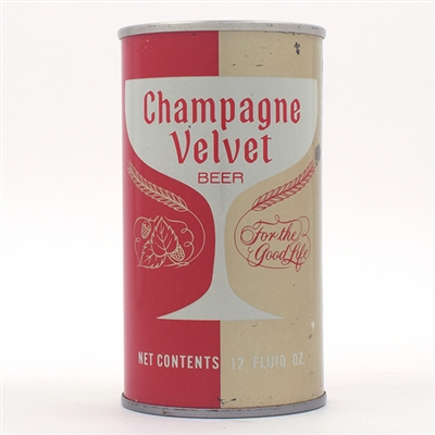 Champagne Velvet Beer Early Ring Pull Tab ENAMEL 54-32 TOUGH