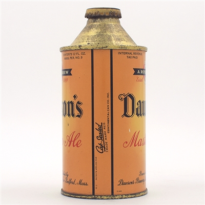 Dawsons Master Ale Cone Top 158-28