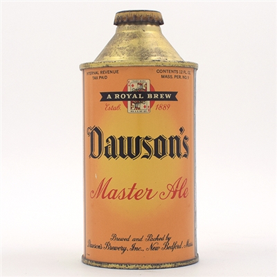 Dawsons Master Ale Cone Top 158-28