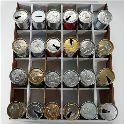 24 Tab Top Beer Cans One Bid SHARP