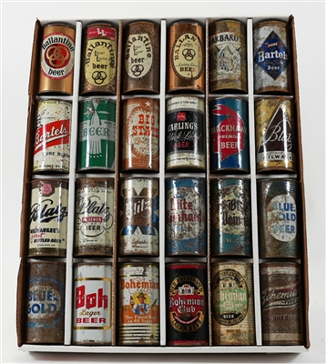 24 Flat Top Beer Cans Lot 2