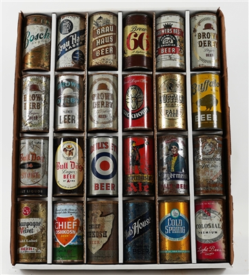 24 Flat Top Beer Cans Lot 3