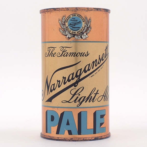 Narragansett Pale Ale Flat Top NON-OI Unlisted