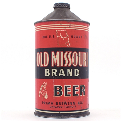Old Missouri Beer Quart Cone Top 216-4