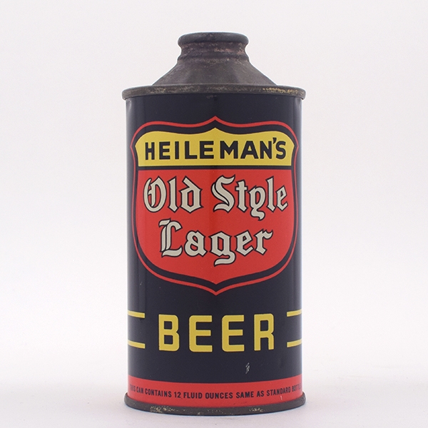 Old Style Heilemans Beer Cone Top SWEET 177-19
