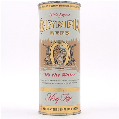 Olympia Beer 15 oz Flat Top 233-17